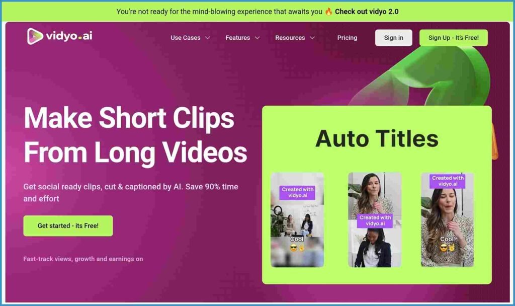short video generator Ai Tool